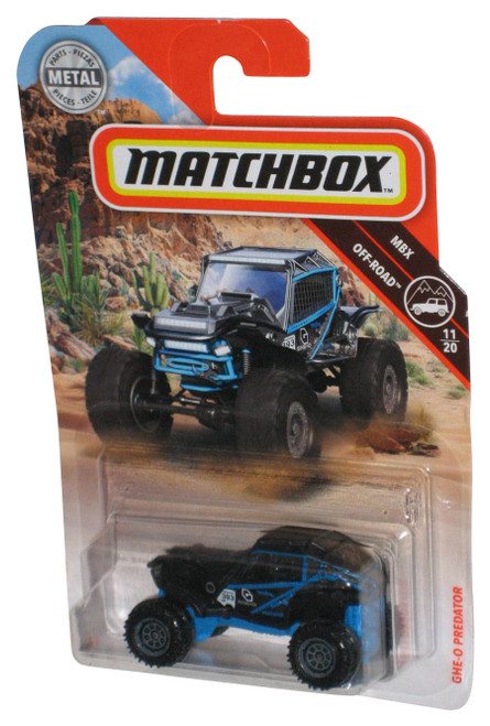 Matchbox MBX Off-Road 11/20 (2019) Blue Ghe-O Predator Toy Car 77/100