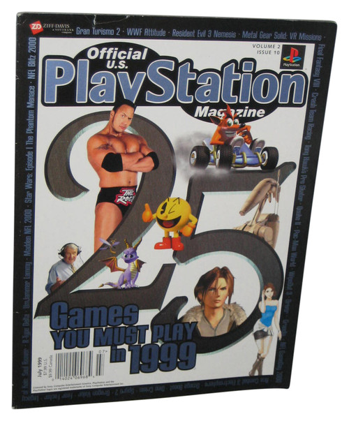 Official U.S. PlayStation Games You Must Play July 1999 Magazine Book Vol. 2 Issue 10