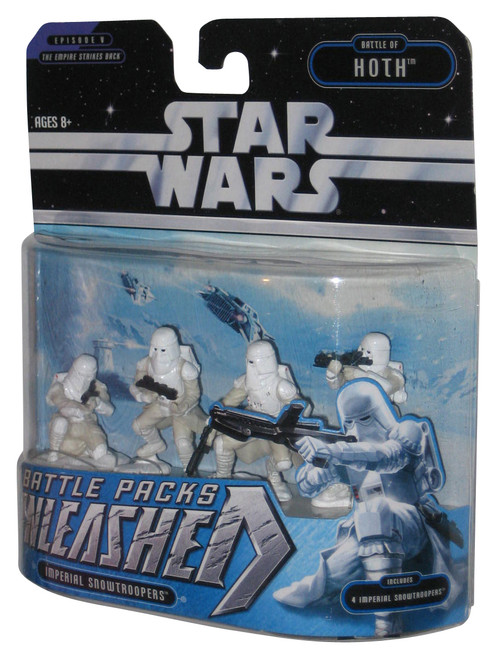 Star Wars Unleashed Battle Packs (2005) Imperial Snowtroopers Figure Set