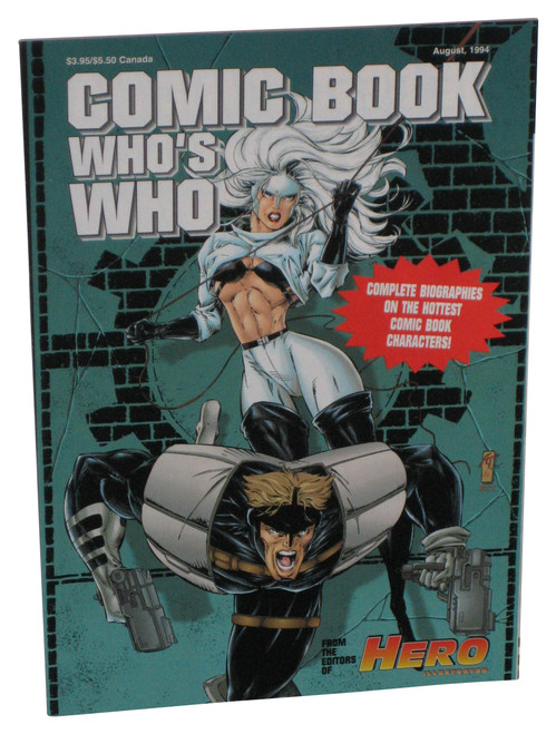 Hero Illustrated Comic Book Who's Who August 1994 Paperback Book