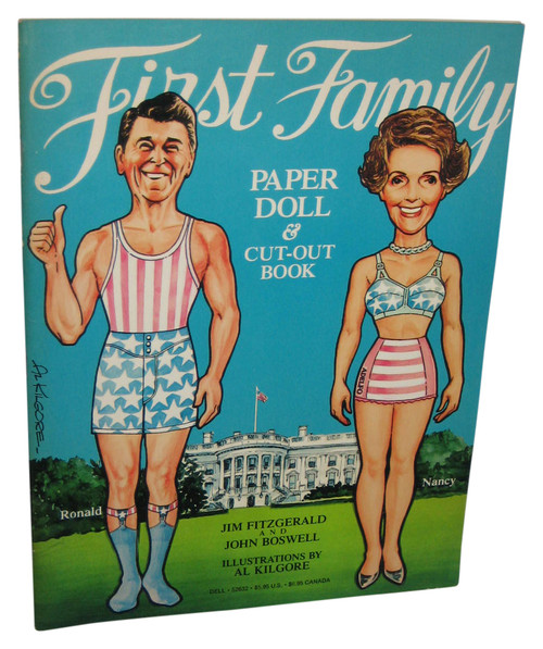 The First Family (1981) Paper Doll and Cut-Out Dell Book