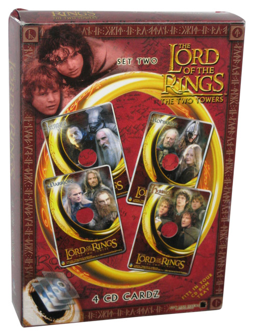 The Lord of The Rings Two Towers Set II CD Cards PC / Mac - 4 CD Cardz Box Set