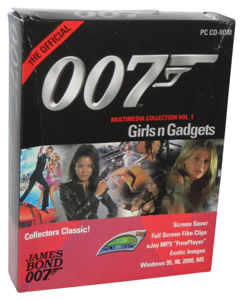 The Official James Bond 007 Screen Saver Vol. 1 Girls N Gadgets Windows PC CD Set - (Dented Box)