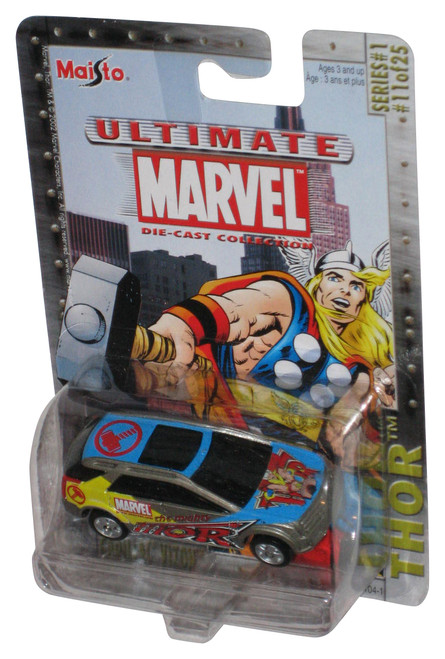 Marvel Ultimate The Mighty Thor (2002) Maisto Cadillac Vizon Series 1 Car #11/25