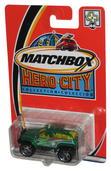 Matchbox Hero City Collection (2002) Green Beach 4x4 Toy Car #46