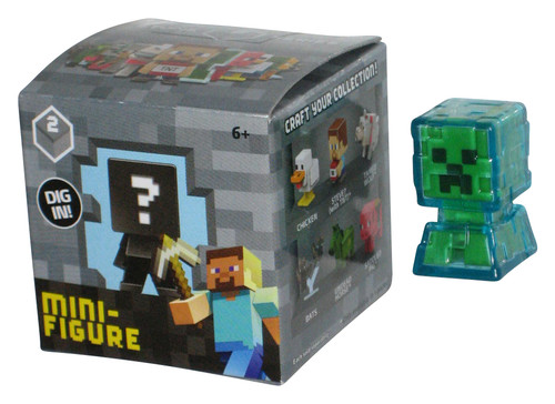 Minecraft End Stone Series 2 (2014) Mattel Electrified Creeper 1-Inch Mini Figure