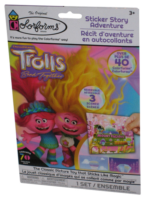 Dreamworks Trolls Band Together (2023) Colorforms Sticker Set