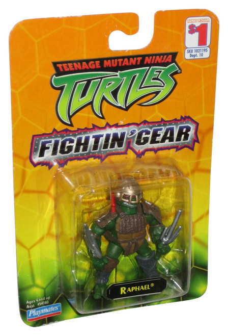 Teenage Mutant Ninja Turtles Raphael Fightin' Gear (2004) Playmates Mini Figure - (Dollar Store Exclusive)