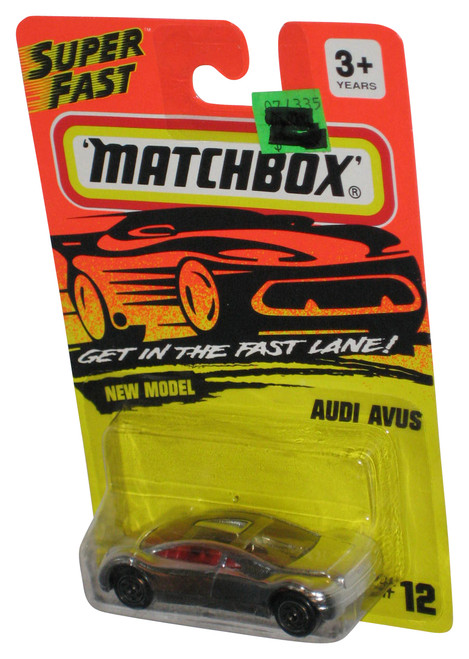 Matchbox Get In The Super Fast Lane (1994) New Model Audi Avus Silver Toy Car #12