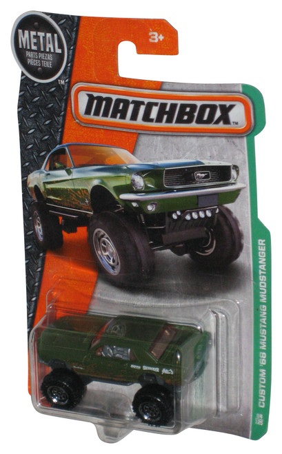 Matchbox Custom '68 Mustang Mudstanger (2015) Green Metal Car 94/125