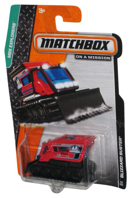 Matchbox MBX Explorers (2013) Blizzard Buster Red Toy Vehicle 43/120