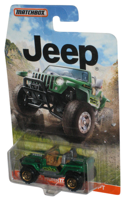 Matchbox Jeep Hurricane Concept (2014) Mattel Green Toy Vehicle - (Cracked Plastic)