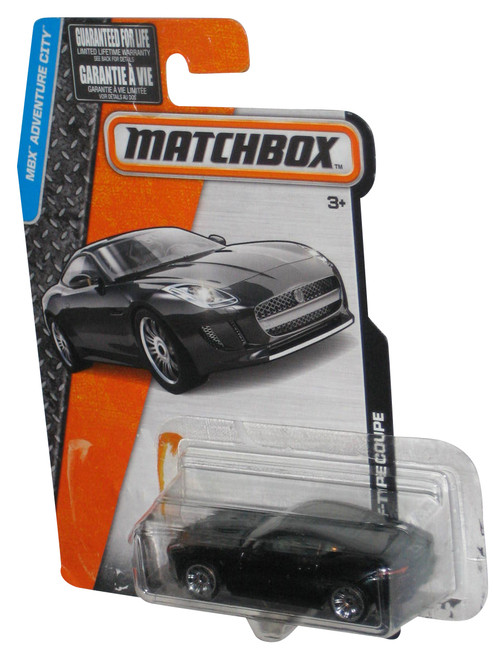 Matchbox MBX Adventure City (2015) Black '15 Jaguar F-Type Coupe Toy Car - (Plastic Loose From Card)