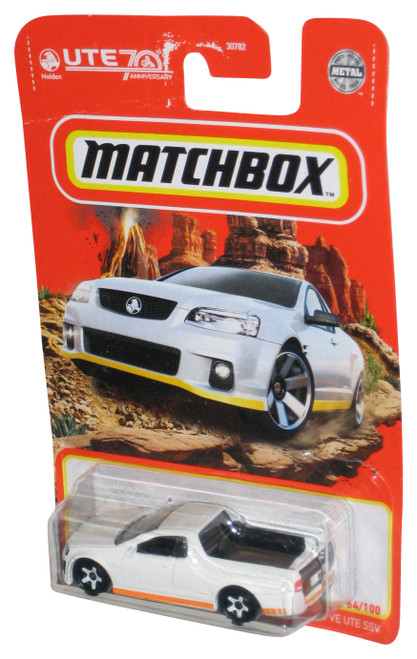 Matchbox Metal (2020) White 2008 Holden Ve Ute SSV Car 64/100