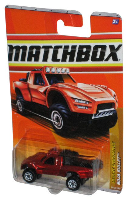 Matchbox Desert Endurance (2010) Red Baja Bullet Toy Vehicle 84/100