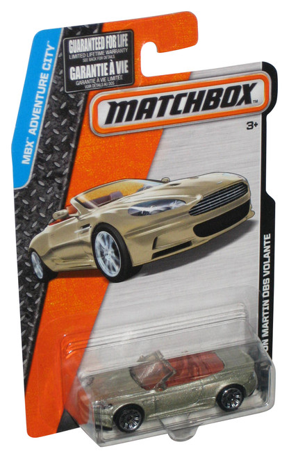 Matchbox MBX Adventure City (2015) Silver Aston Martin DBS Volante Car 18/120