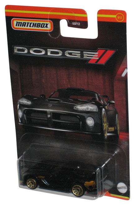 Matchbox Dodge II (2022) Black 2000 Dodge Viper GTS-R Car 9/12