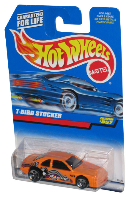 Hot Wheels T-Bird Stocker (1997) Orange Collector Toy Car #857