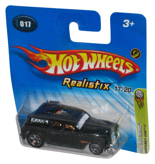 Hot Wheels 2005 First Editions Realistix Cockney Cab II Black Car #017