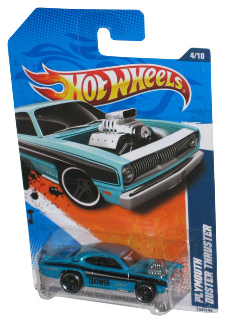 Hot Wheels HW Performance '11 (2010) Blue Plymouth Duster Thruster Car 134/244