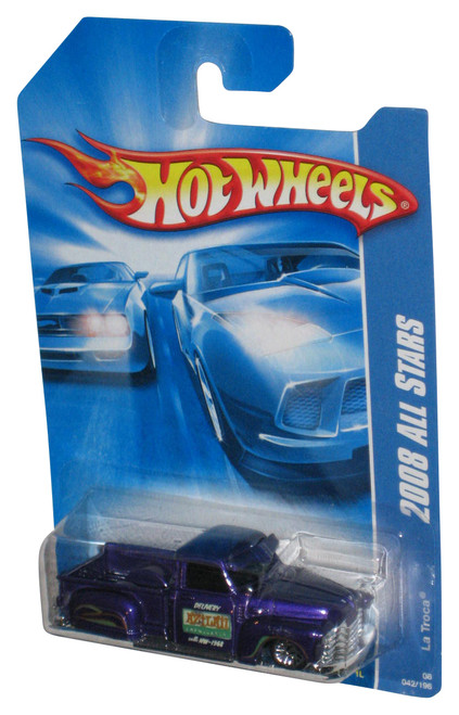 Hot Wheels 2008 All Stars Purple Mattel La Troca Toy Truck 042/196
