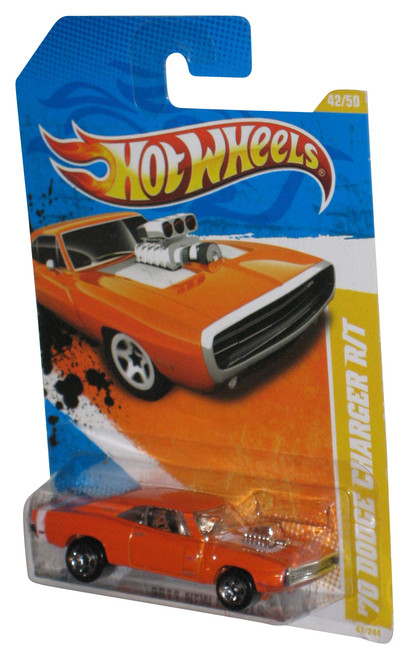 Hot Wheels 2011 New Models 42/50 Orange '70 Dodge Charger R/T Toy Car 42/244