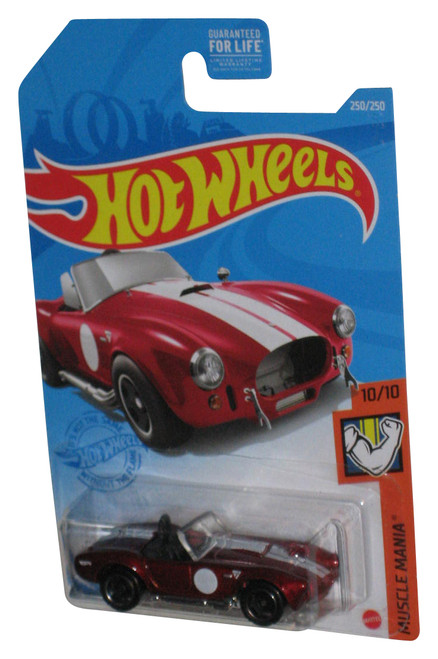 Hot Wheels Muscle Mania 10/10 (2020) Red Shelby Cobra 427 S/C Toy Car 250/250