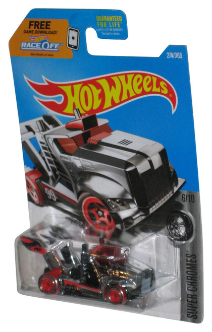 Hot Wheels Super Chromes 6/10 (2015) Silver Rig Storm Toy Truck 274/365