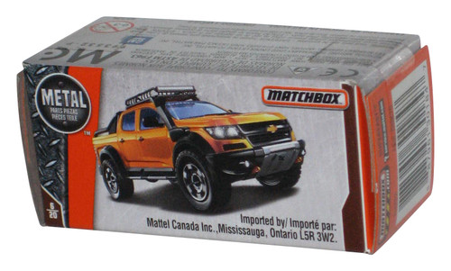 Matchbox Power Grabs Box MBX Off Road (2017) Orange '16 Chevy Colorado Xtreme Car 6/20