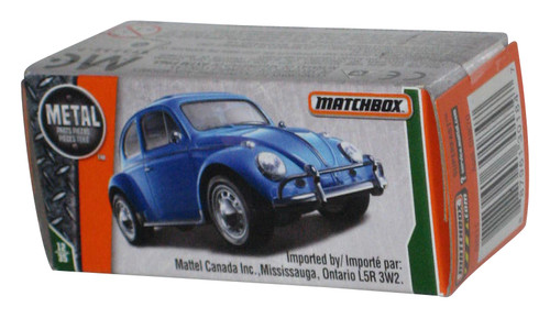 Matchbox Power Grabs Box MBX Road Trip (2017) Blue '62 Volkswagen Beetle Toy Car 12/35