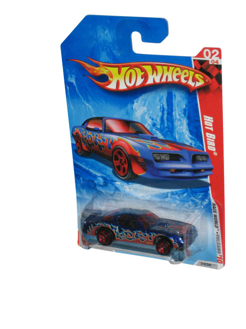 Hot Wheels Race World Volcano '10 (2009) Blue Hot Bird Toy Car 210/240