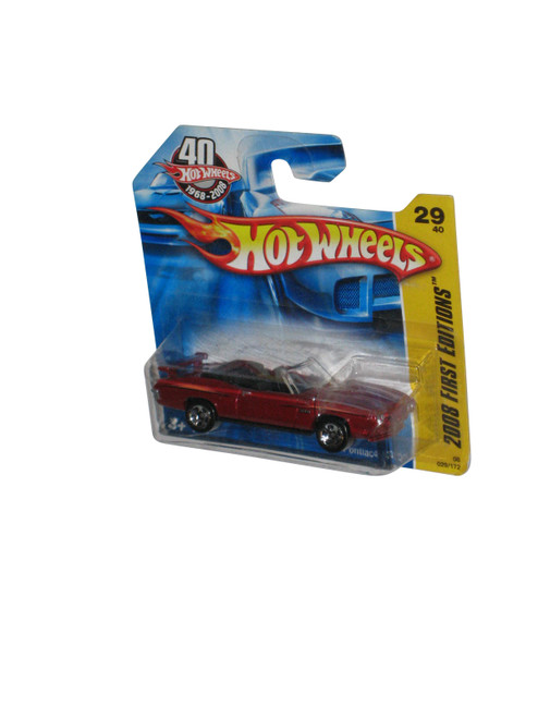 Hot Wheels 2008 First Editions 29/40 Red '70 Pontiac GTO Car 029/172 - (Short Card)