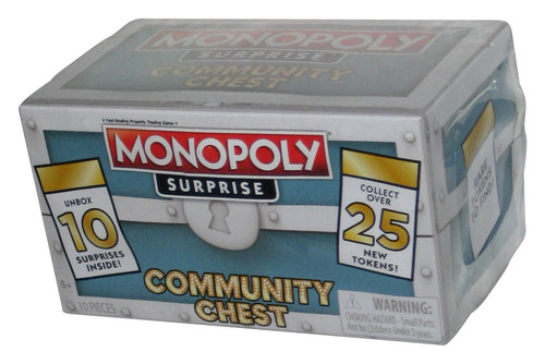 Monopoly Surprise (2020) Basic Fun Blue Community Chest Mystery Blind Box