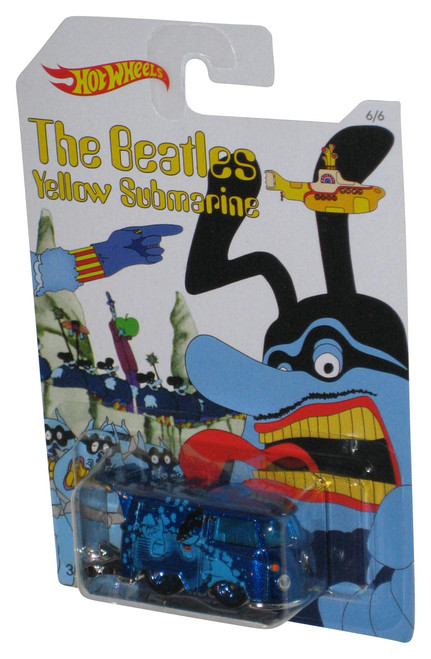 Hot Wheels Beatles Yellow Submarine (2015) Blue Kool Kombi Car 6/6