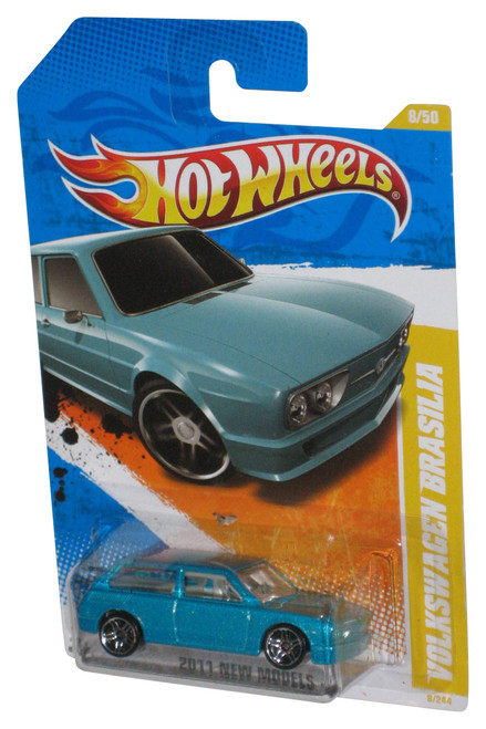 Hot Wheels 2011 New Models 8/50 Teal Volkswagen Brasilia Car 8/244