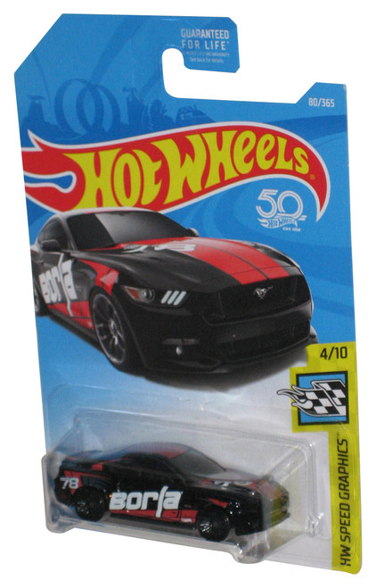 Hot Wheels HW Speed Graphics 4/10 (2017) Black 2015 Ford Mustang GT Car 80/365
