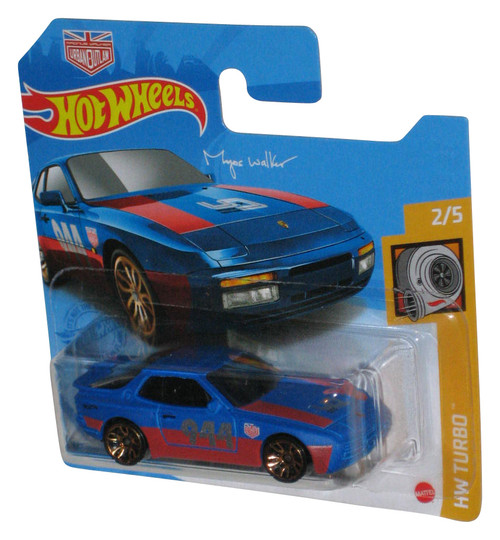 Hot Wheels HW Turbo (2018) Magus Walker '89 Porsche 944 Blue Car 2/5 - (Short Card)