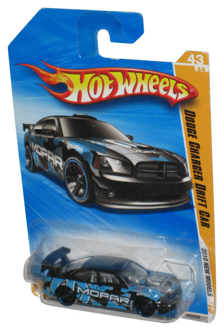 Hot Wheels 2010 New Models '10 43/44 Black Dodge Charger Drift Car 43/240