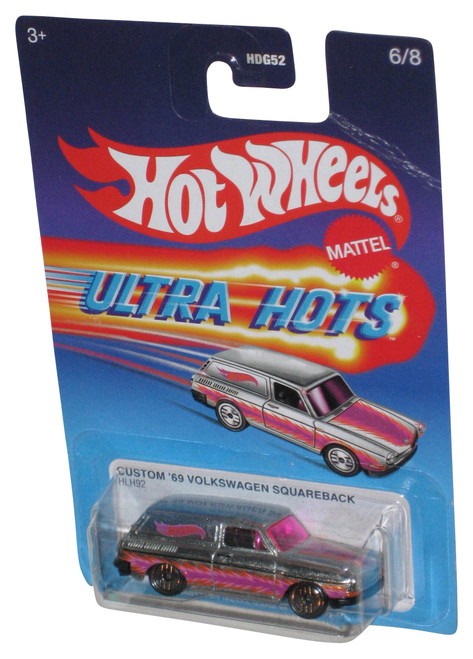 Hot Wheels Ultra Hots (2021) Silver Custom '69 Volkswagen Squareback Car 6/8
