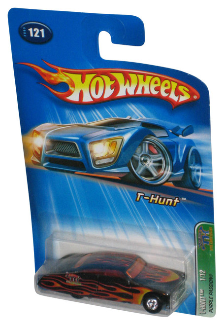 Hot Wheels T-Hunt 1/12 (2005) Black Purple Passion Toy Car #121