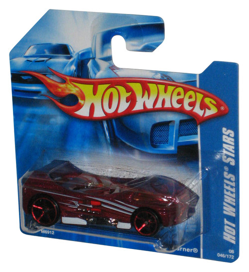 Hot Wheels 2008 All Stars (2007) Red Night Burner Toy Car 046/196 - (Short Card)