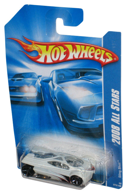 Hot Wheels 2008 All Stars White Sling Shot Toy Car 073/196