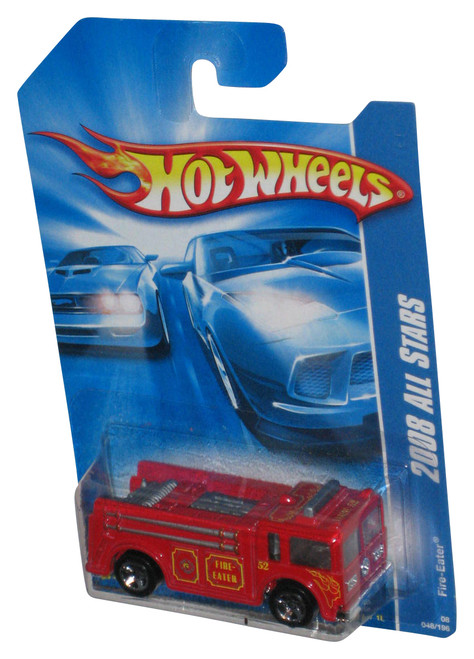 Hot Wheels Fire-Eater Red 2008 Mattel All Stars Die-Cast Toy Truck 48/196