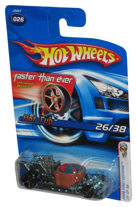 Hot Wheels 2006 First Editions 26/38 Hot Tub Silver Toy Car #026 - (Faster Than Ever Card)