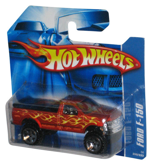 Hot Wheels Ford F-150 (2006) Mattel Red Toy Truck 200/223 - (Short Card)