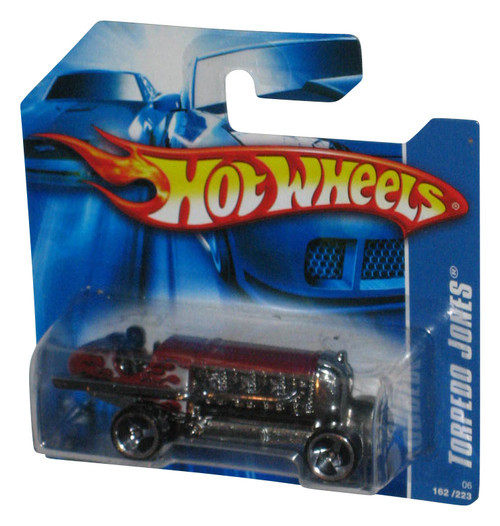 Hot Wheels Torpedo Jones (2006) Mattel Red Toy Car 162/223 - (Short Card)