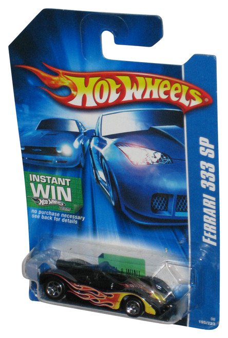 Hot Wheels Ferrari 333 SP (2006) Mattel Black Toy Car 195/223