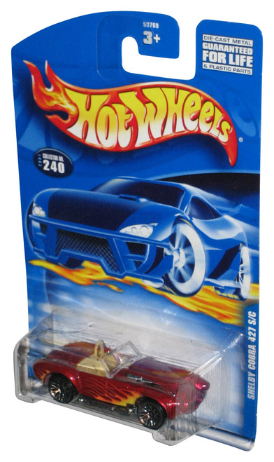 Hot Wheels Shelby Cobra 427 S/C (2001) Red Collector Car #240