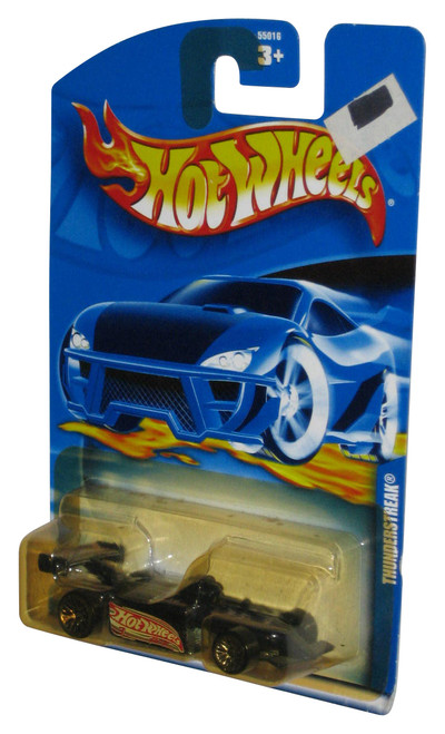 Hot Wheels Thunderstreak (2002) Mattel Blue Die-Cast Toy Car #131