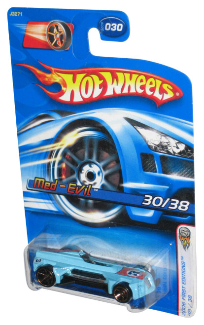 Hot Wheels 2006 First Editions 30/38 Med-Evil Blue Toy Car #030